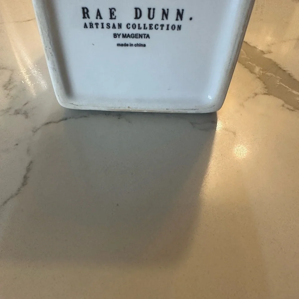 Rae Dunn Artisan Collection White Ceramic Piece